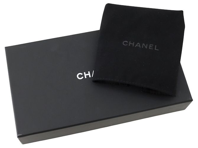 Borsa a tracolla con catena in pelle di vitello granulata gunmetal Chanel Metallico - vista 15
