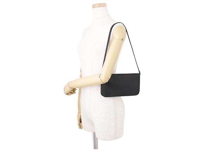 Hermès Borsa a tracolla Hermes Shoulder Wallet Zip En Go To Chaine d'Ancre Nero - vista 4