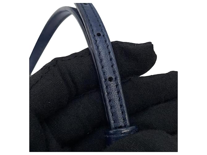 Borsa a mano Prada Duet Nylon e pelle Blu navy - vista 14
