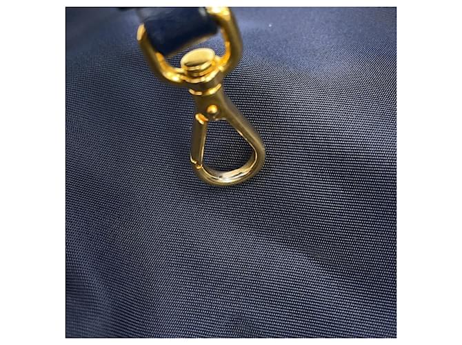 Borsa a mano Prada Duet Nylon e pelle Blu navy - vista 15