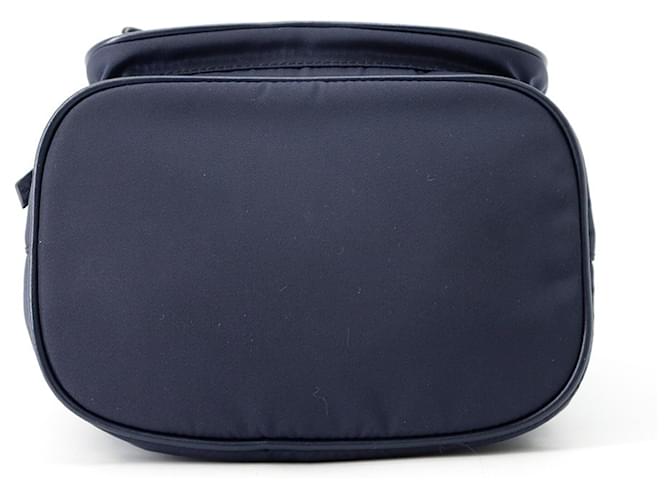 Borsa a mano Prada Duet Nylon e pelle Blu navy - vista 3