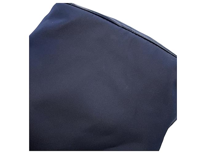 Borsa a mano Prada Duet Nylon e pelle Blu navy - vista 9