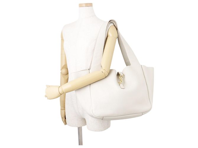 Borsa Tote Yves Saint Laurent Saint Laurent Paris Beige - vista 4