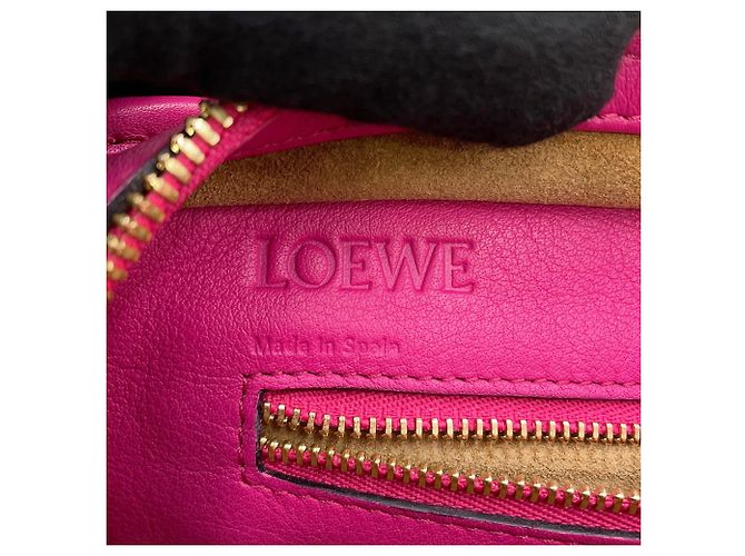 Borsa a mano in pelle Loewe Amazona 23 Rosa - vista 17