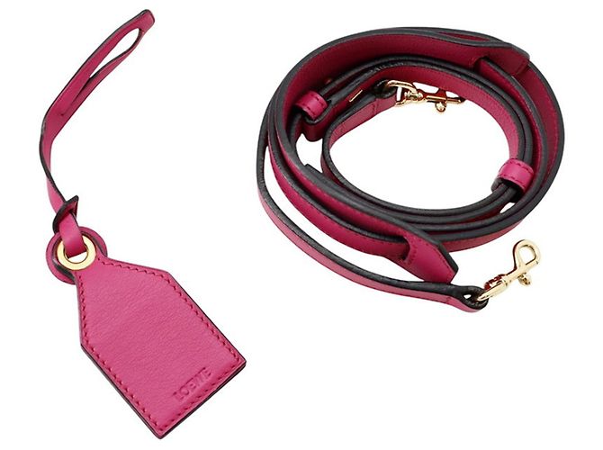 Borsa a mano in pelle Loewe Amazona 23 Rosa - vista 18