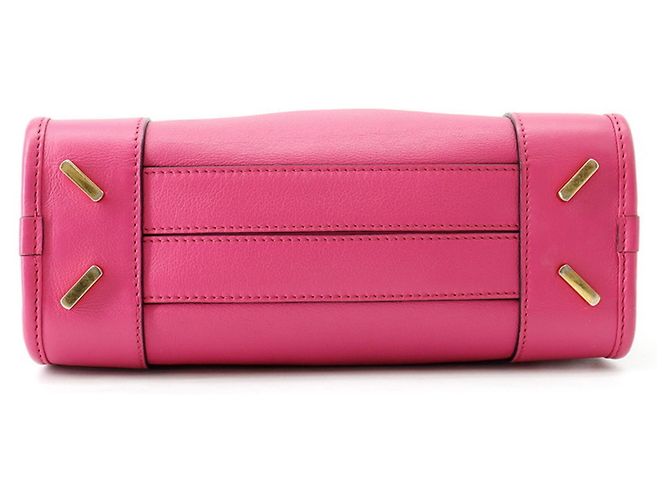 Borsa a mano in pelle Loewe Amazona 23 Rosa - vista 3