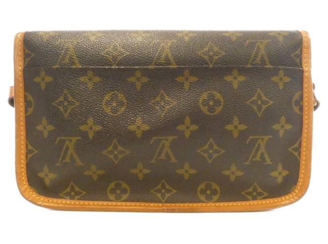 Borsa a tracolla Louis Vuitton Monogram Gibeciere PM M42248 Marrone - vista 2