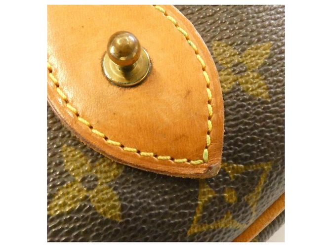 Borsa a tracolla Louis Vuitton Monogram Gibeciere PM M42248 Marrone - vista 4