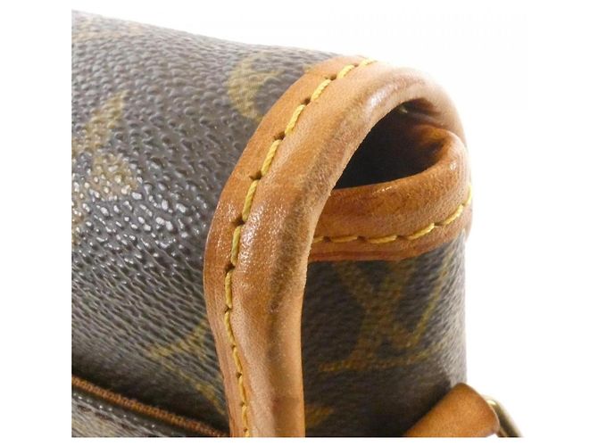 Borsa a tracolla Louis Vuitton Monogram Gibeciere PM M42248 Marrone - vista 5