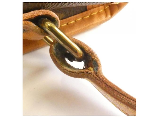 Borsa a tracolla Louis Vuitton Monogram Gibeciere PM M42248 Marrone - vista 7