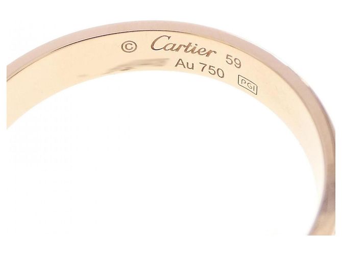 Anillo Mini Love de Cartier en oro rosa de 18K - vista 3