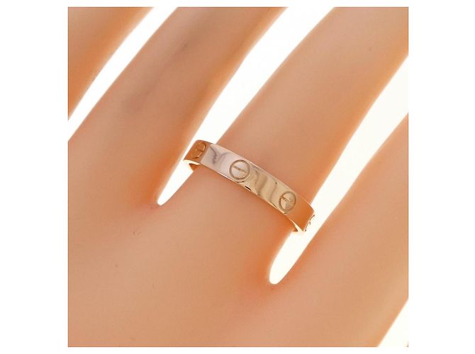 Anillo Mini Love de Cartier en oro rosa de 18K - vista 4