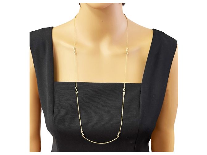 Collana Infinity Endless di Tiffany & Co. in oro giallo 18K - vista 2