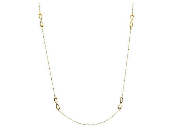 Collana Infinity Endless di Tiffany & Co. in oro giallo 18K - vista 3