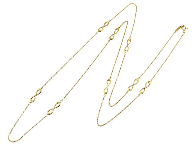 Collana Infinity Endless di Tiffany & Co. in oro giallo 18K - vista 7