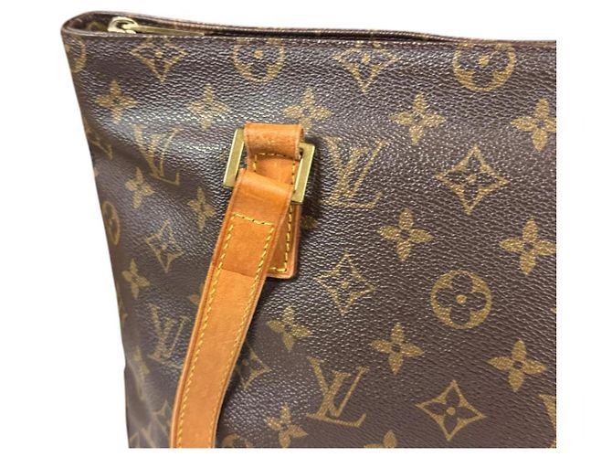 Borsa Tote Louis Vuitton Cabas Piano Monogram Marrone - vista 12