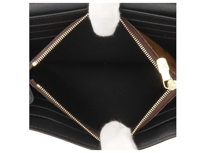 Cartera larga Louis Vuitton Sarah Monogram Giant Reverse Castaño - vista 6
