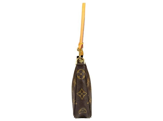 Borsa Louis Vuitton Pochette Accessoires Marrone - vista 4