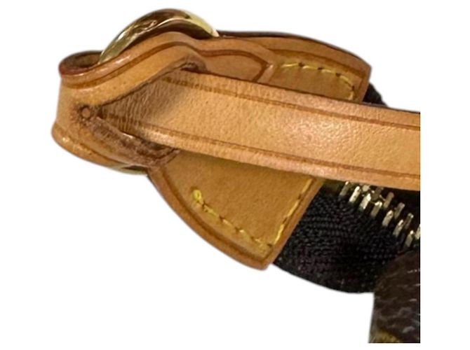 Borsa Louis Vuitton Pochette Accessoires Marrone - vista 9