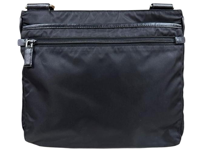 Borsa a tracolla in nylon Prada Nero - vista 3