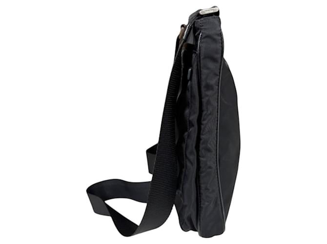 Borsa a tracolla in nylon Prada Nero - vista 4