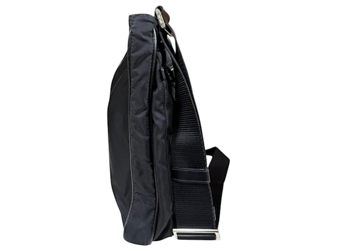 Borsa a tracolla in nylon Prada Nero - vista 5