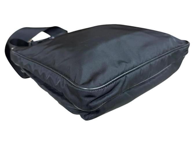 Borsa a tracolla in nylon Prada Nero - vista 6
