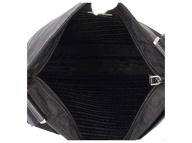 Borsa a tracolla in nylon Prada Nero - vista 8