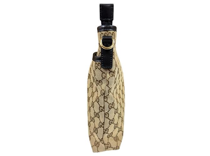 Borsa a Spalla Gucci Sherry Marrone Nero - vista 5