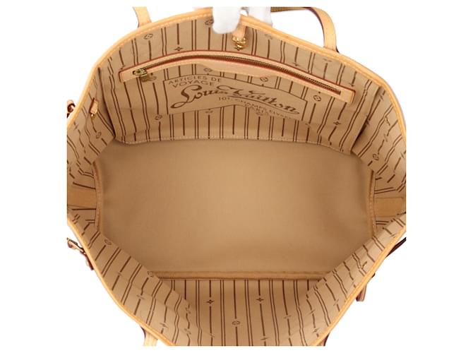 Borsa Tote Louis Vuitton Neverfull MM Monogram Marrone - vista 6