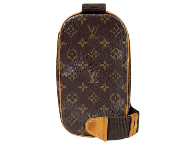 Zaino Louis Vuitton Pochette Gange Monogram Marrone - vista 3