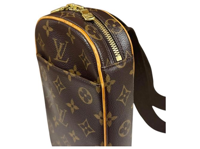 Zaino Louis Vuitton Pochette Gange Monogram Marrone - vista 8