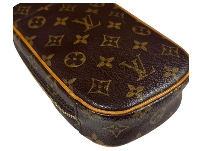Zaino Louis Vuitton Pochette Gange Monogram Marrone - vista 9