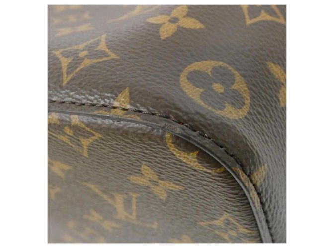 Néonoé Borsa a tracolla Louis Vuitton Monogram Neo Noe MM M44021 Marrone Rosso - vista 3