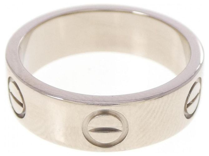 Anello Love Band in oro bianco 18K Cartier - vista 2