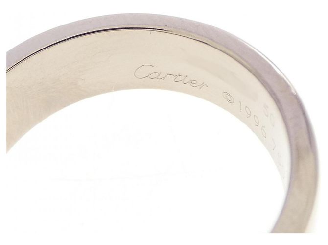 Anello Love Band in oro bianco 18K Cartier - vista 3