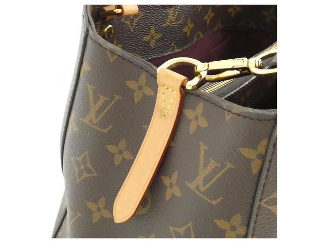 Borsa Louis Vuitton Monogram Montaigne MM M41056 Marrone - vista 4