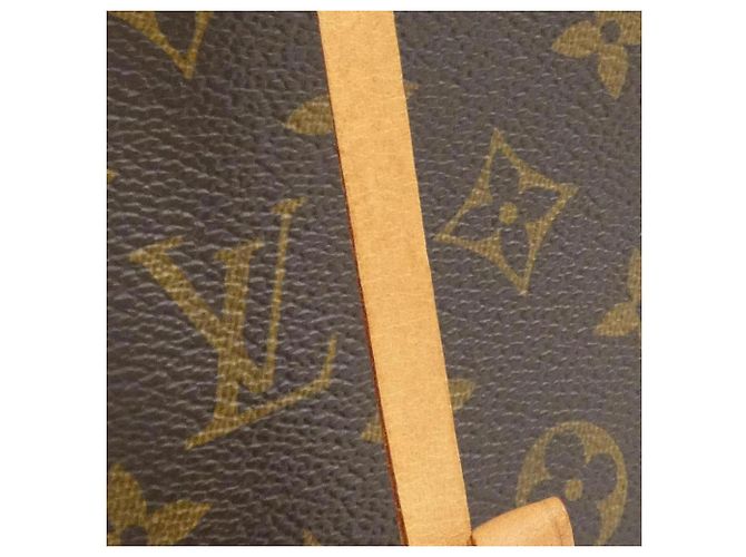 Borsa Louis Vuitton Monogram Montaigne MM M41056 Marrone - vista 6
