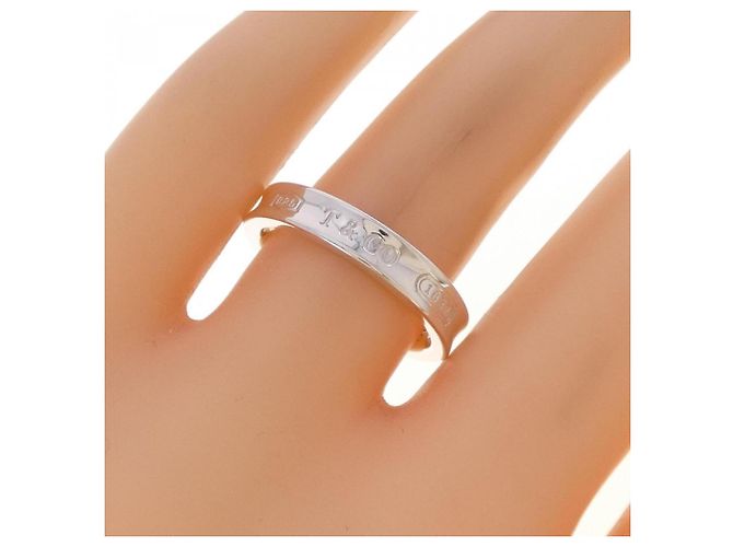 Tiffany & Co. 1837 schmaler Silberring - Ansicht 5