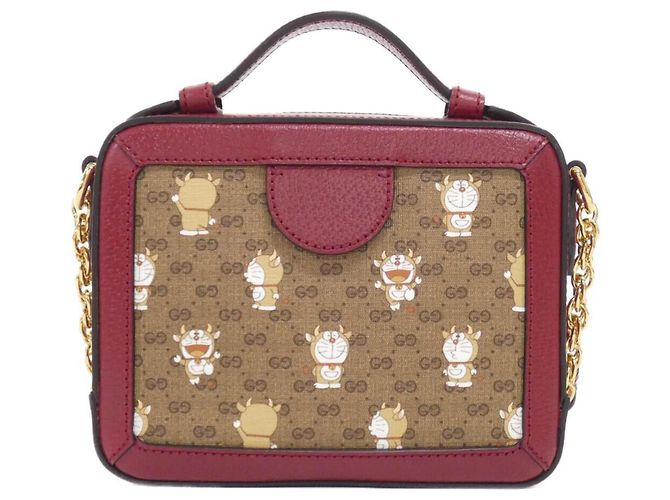 Gucci 655596 2TVAG Borsa a Spalla Rosso Beige - vista 2