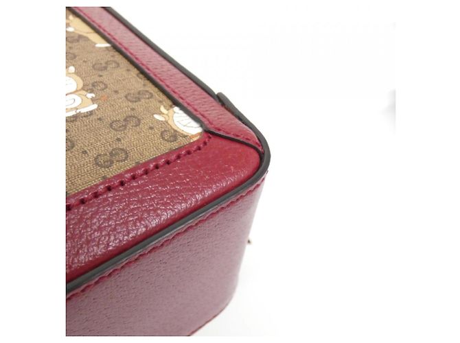 Gucci 655596 2TVAG Borsa a Spalla Rosso Beige - vista 4