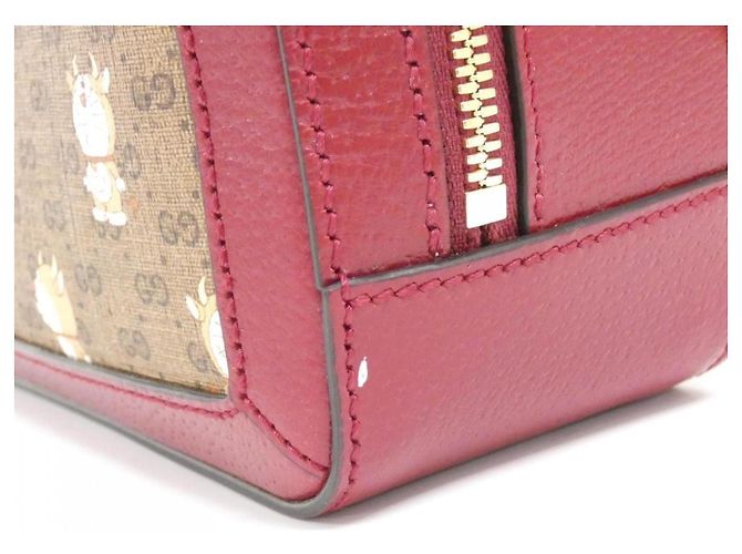 Gucci 655596 2TVAG Borsa a Spalla Rosso Beige - vista 5