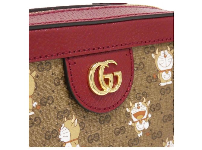 Gucci 655596 2TVAG Borsa a Spalla Rosso Beige - vista 6