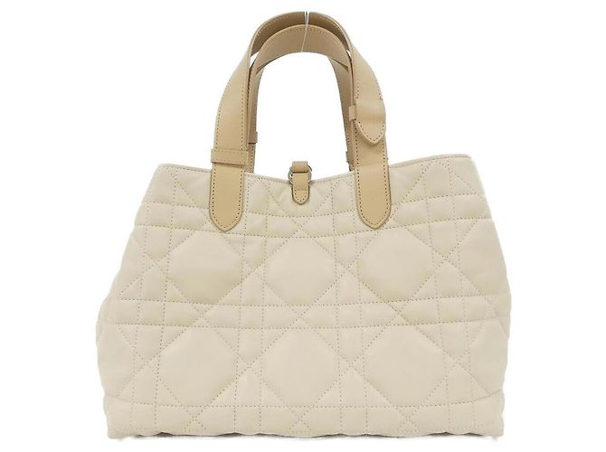 Borsa Christian Dior Toujours Medium Beige - vista 2