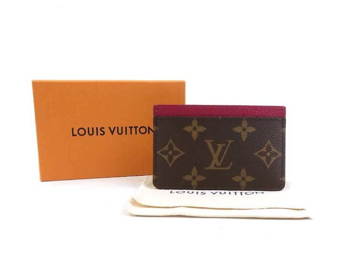 Tarjetero Monogram Louis Vuitton en Fuchsia Fucsia Monograma - vista 10