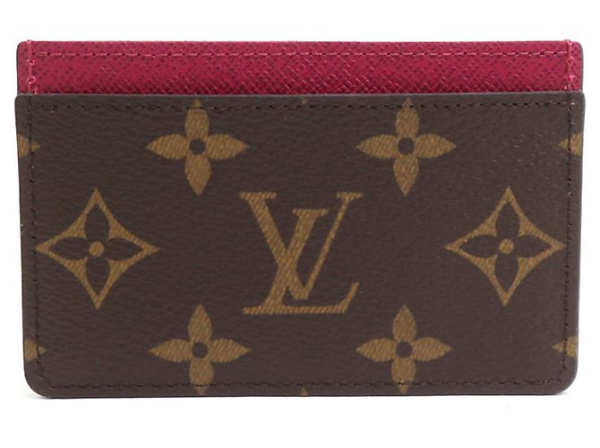 Tarjetero Monogram Louis Vuitton en Fuchsia Fucsia Monograma - vista 3