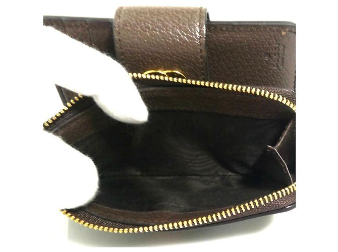 Cartera Bi-Fold Gucci en lona GG Supreme marrón Castaño - vista 10