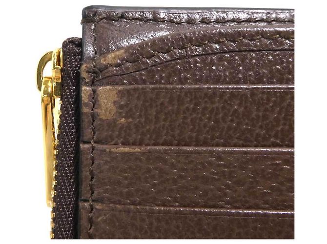Cartera Bi-Fold Gucci en lona GG Supreme marrón Castaño - vista 12