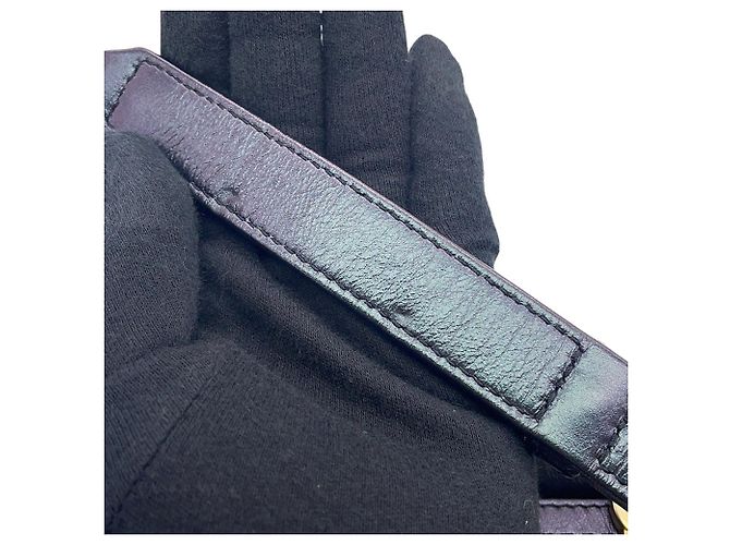 Borsa a Spalla con Catena Chanel Gabrielle de Small Hobo Viola scuro - vista 16