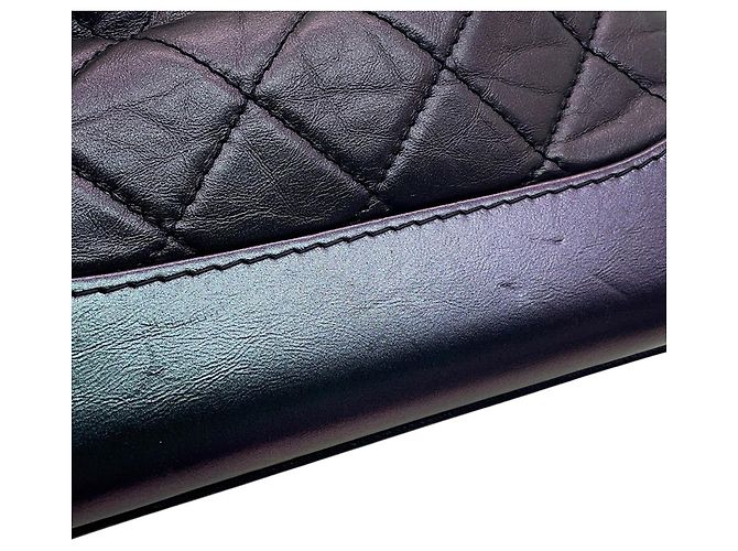 Borsa a Spalla con Catena Chanel Gabrielle de Small Hobo Viola scuro - vista 8